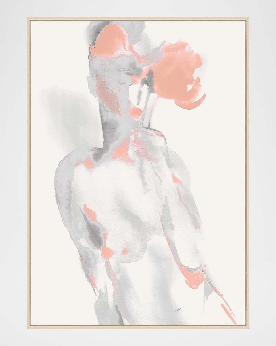 "Lady in Blush" Framed Giclee by Alexander Nikanpour